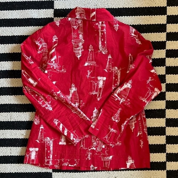 Onque retro cotton lighthouse zip jacket - Picture 6 of 16